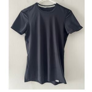 Patagonia Shirt Mens Small Black Short Sleeve Crew Neck Base Layer Outdoor LNWOT